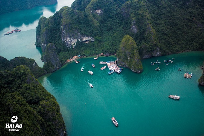 Halong Bay view from above
