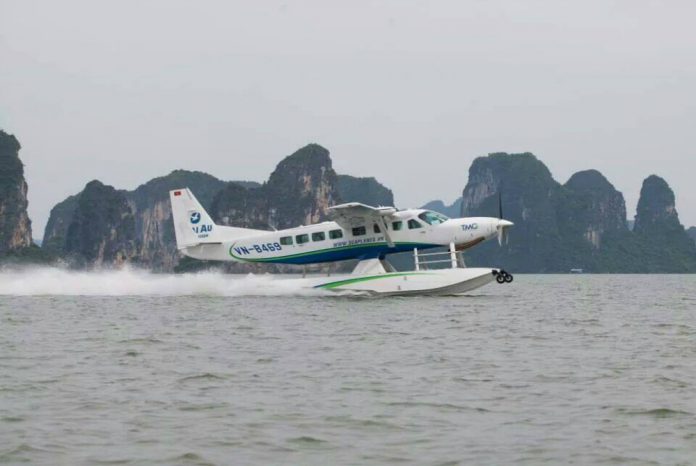 Ha Long Bay by seaplane hai au aviation