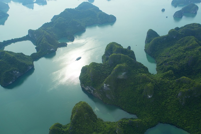 Halong Bay from above