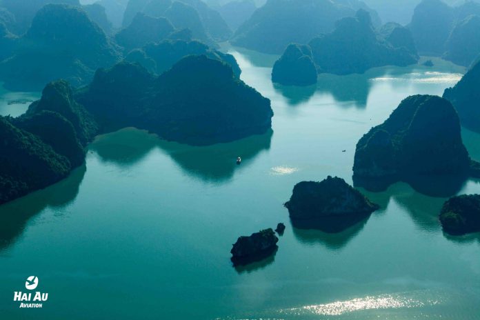 Halong Bay view from above