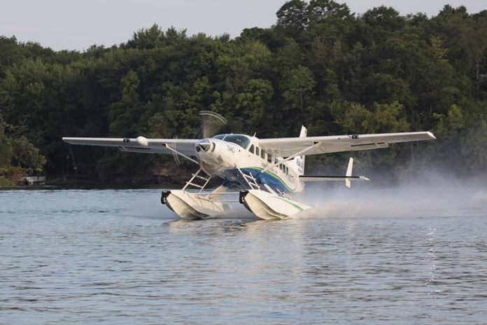 Seaplane from Hanoi to Halong Bay