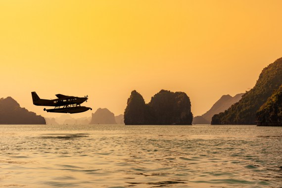 Hàng không Hải Âu mở thêm giờ bay mới cho dịch vụ bay ngắm cảnh Vịnh Hạ Long